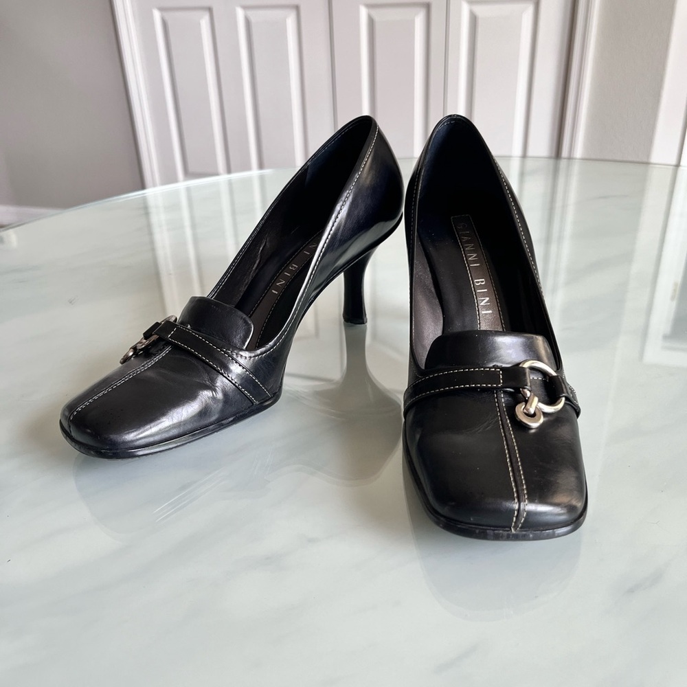 Gianni Bini Black Hillary Heels 8M